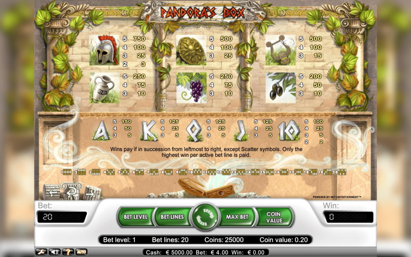 EURO 480 Torneo del casinò su Casino Luck
